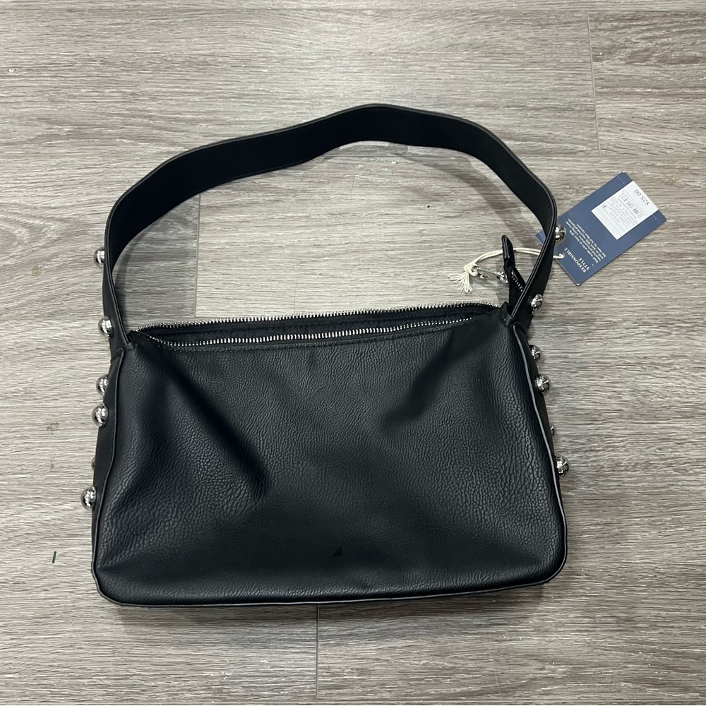 Universal Threads Black Studded Shoulder Bag | Silver Stud Detail | Target